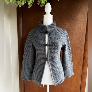 Zara Grey Wool Blend Cardigan | Small